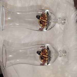 Vintage Hard Rock NY Hurricane Glasses